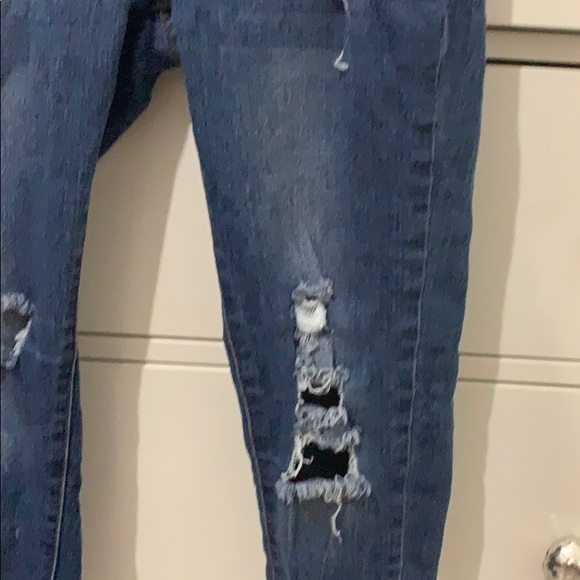 Blue Ripped Jeans - Picture 3 of 5